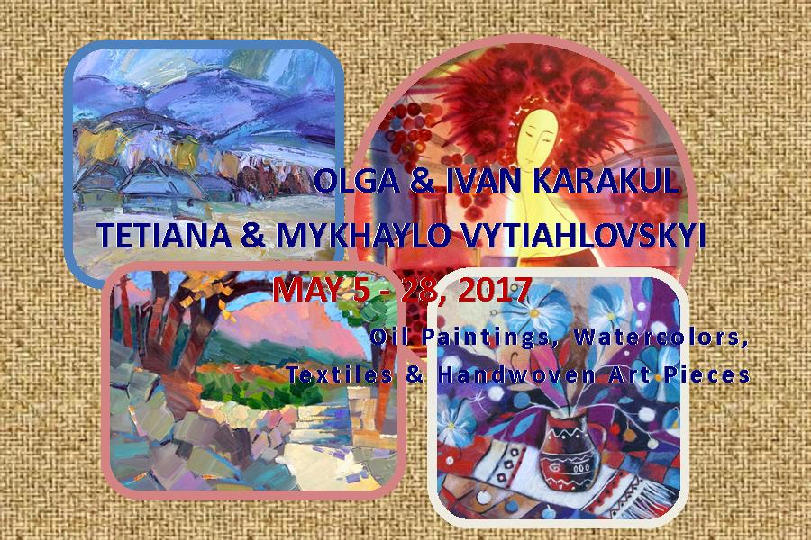 Art Exhibit by Olga & Ivan Karakul & Tetiana & Mykhaylo Vytiahlovskyi