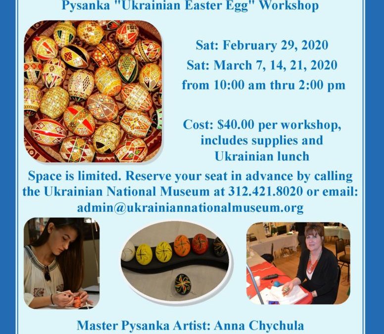 Pysanka “Ukrainian Easter Egg” Workshop
