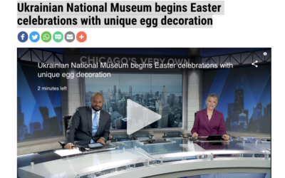 Ukrainian National Museum begins Easter celebrations with unique egg decoration