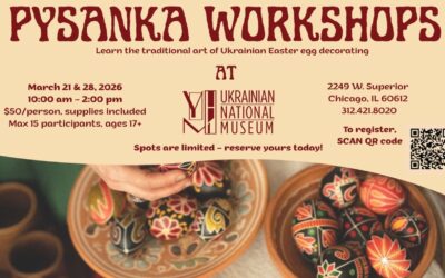 Create Your Own Beautiful Ukrainian Easter Egg (Pysanka) at the Ukrainian National Museum
