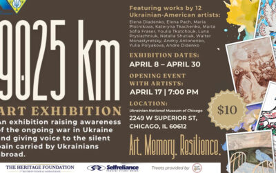 9025 km Art Exhibition  April 8 – April 30